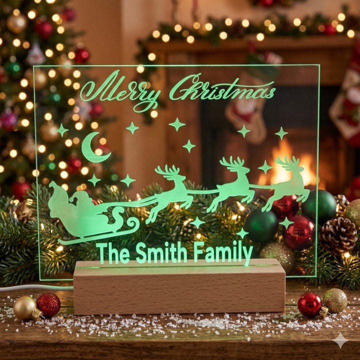 Personalized Merry Christmas Sign