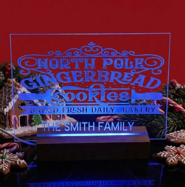 Personalized North Pole Sign