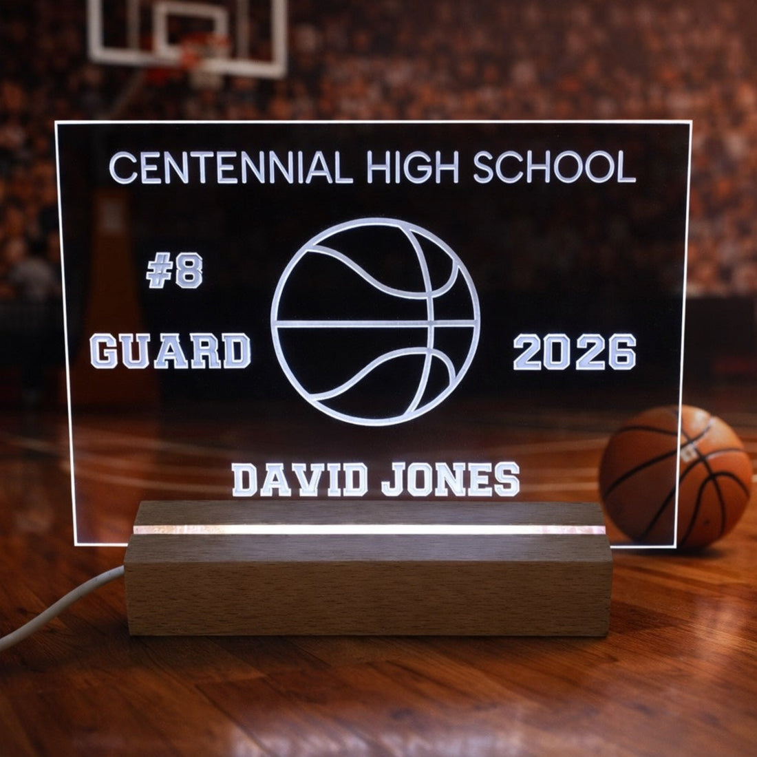 Personalized Basketball Player Sign