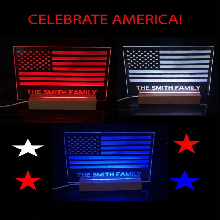 Personalized American Flag Design