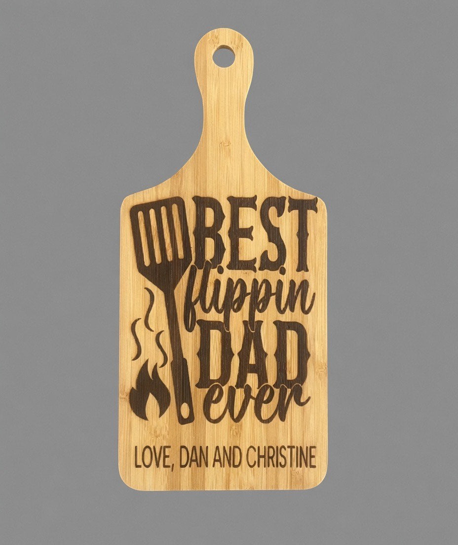Personalized Best Flippin Dad Board